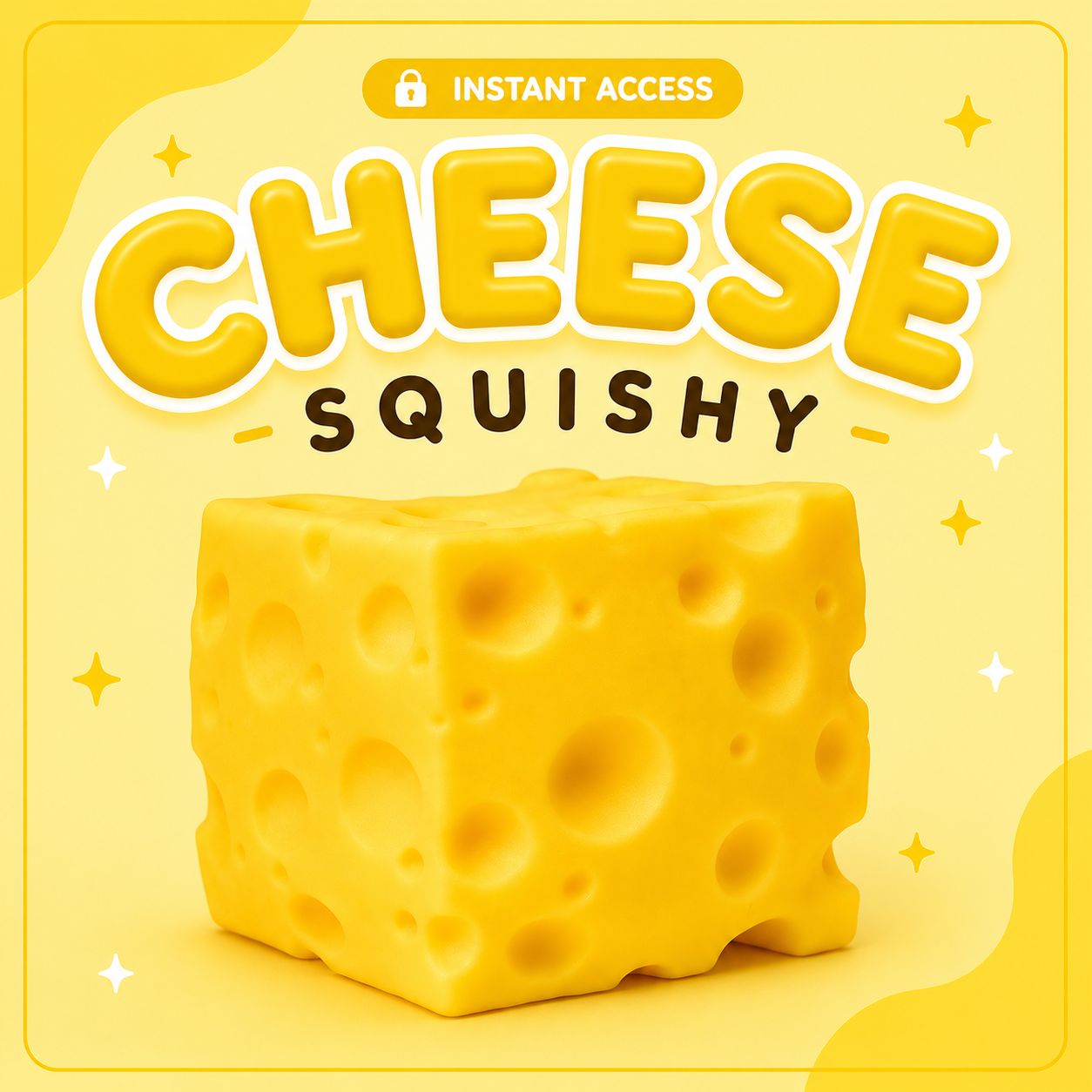 Cheese Cube Squishy