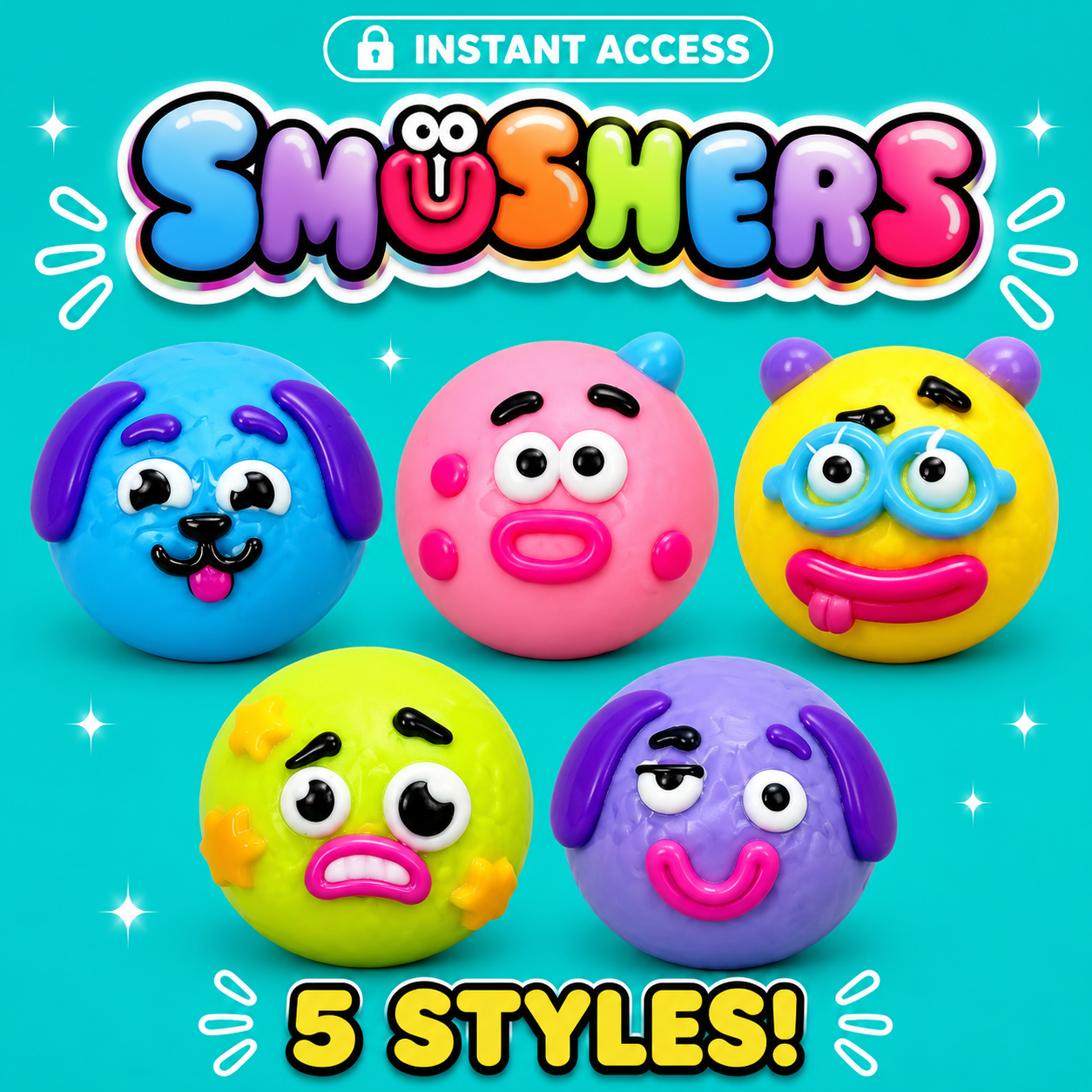 Smusher Squishy Faces